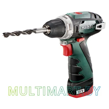 Дрель-шуруповерт Metabo PowerMaxx BS Basic 600080500 (с 2-мя АКБ 2 А·ч, кейс)
